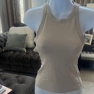 Skims cotton jersey high neck tank